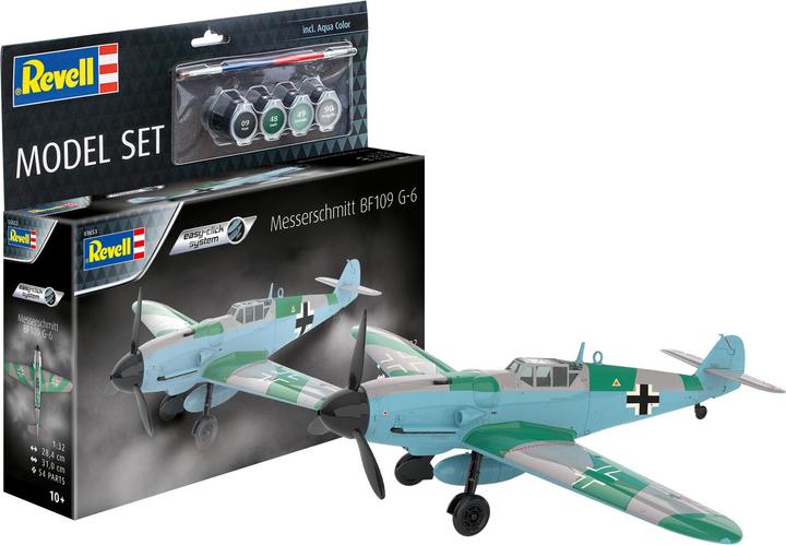 Produktbild Revell MS Messerschmitt Bf109G-6 easy-click-system