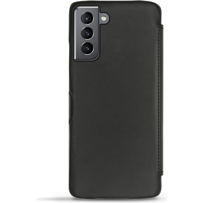 Thumbnail - Noreve Lederschutzhülle horizontal (Samsung Galaxy S21), Smartphone Hülle, Rot