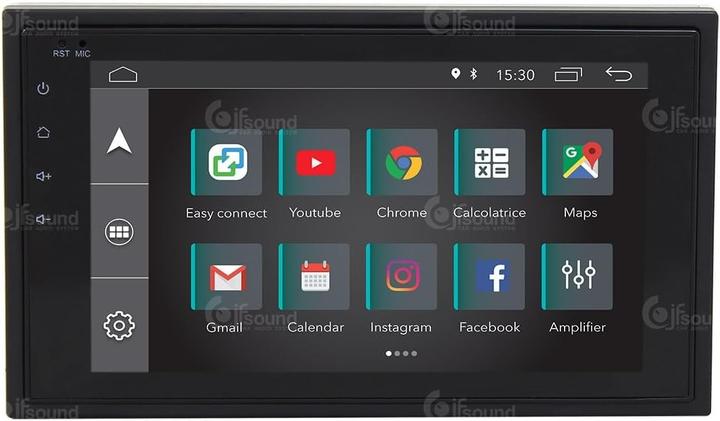 Produktbild JFSound Slim 2-DIN Autoradio mit Android, GPS, Bluetooth, WiFi, USB, DAB+, Carplay und Android Auto