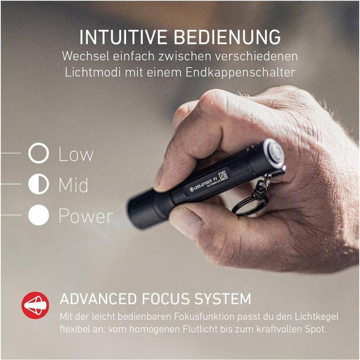 Actual product image Ledlenser Taschenlampe P3 20-130Lumen (9.40 cm, 130 lm)