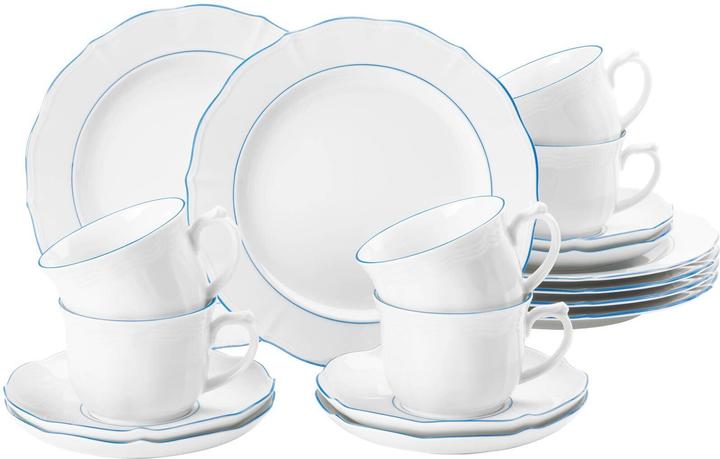 Produktbild Seltmann Sonate Blue Lines Kaffeeservice (18 Stk.)