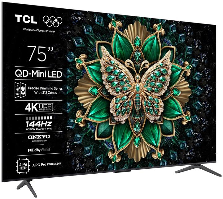 Produktbild TCL 75C6K (75", Mini-LED, 4K, 2025)