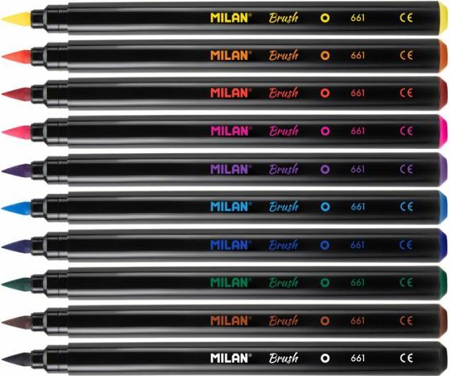 Actual product image PINCEL BRUSH felt tip pens, 10 colours (10 x)