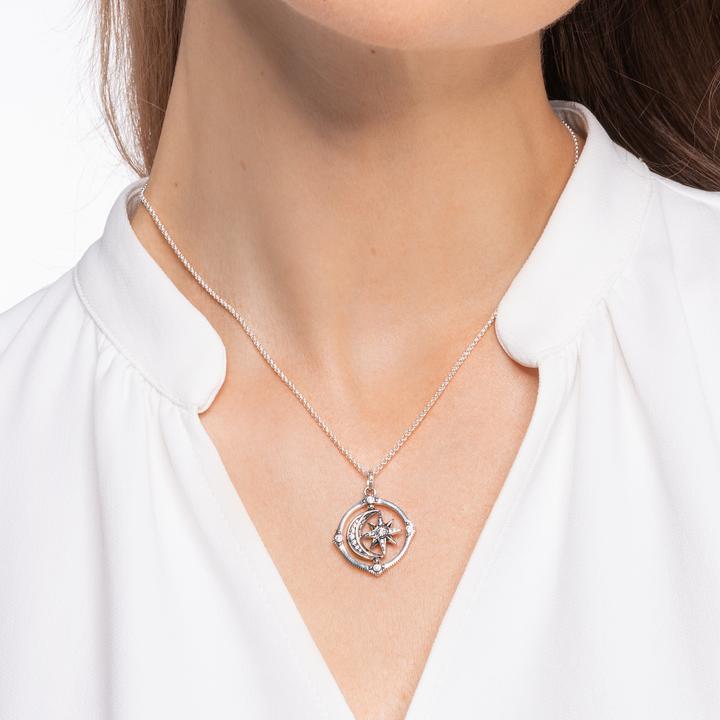 Immagine prodotto Thomas Sabo Catena stella e luna argento (Argento 925, 45 - 50 cm)