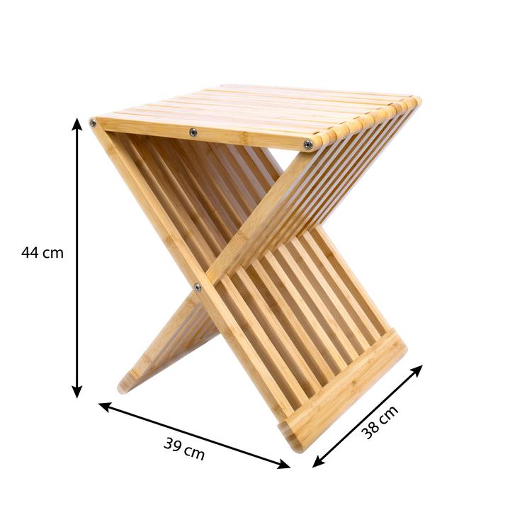 Produktbild Schulte Duschhocker Bambus ergonomisch (130 kg)