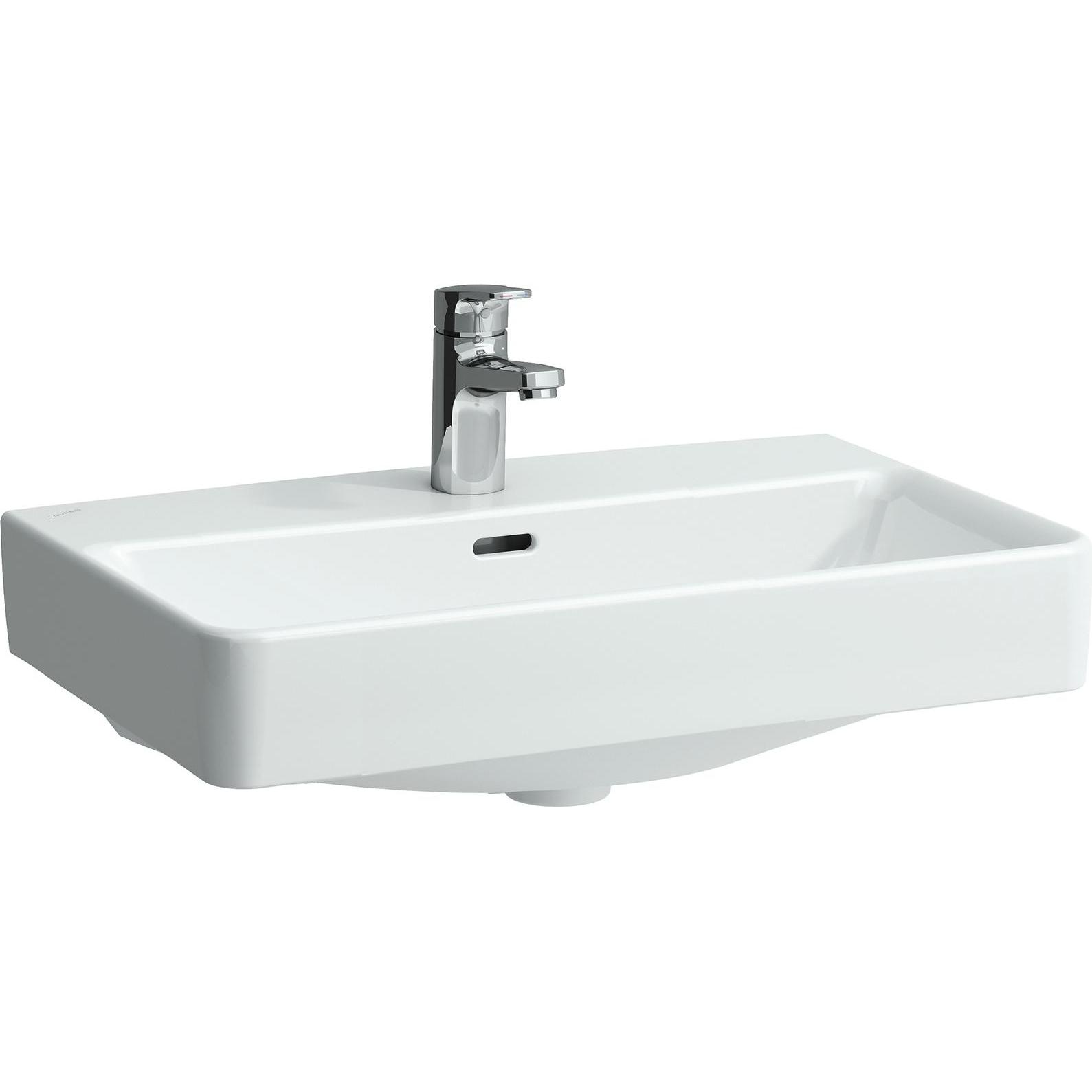 Laufen, Waschbecken, Waschtisch PRO S 60x38cm Komp. o ÜL 1 HL-Ausf. weiss (380 mm, 600 mm)