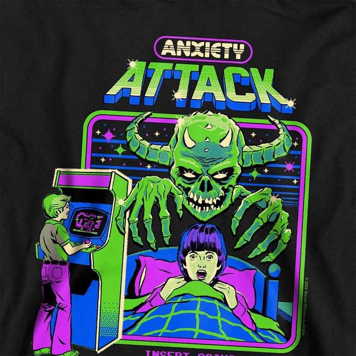Produktbild Steven Rhodes Anxiety Attack Kapuzenpullover (128)
