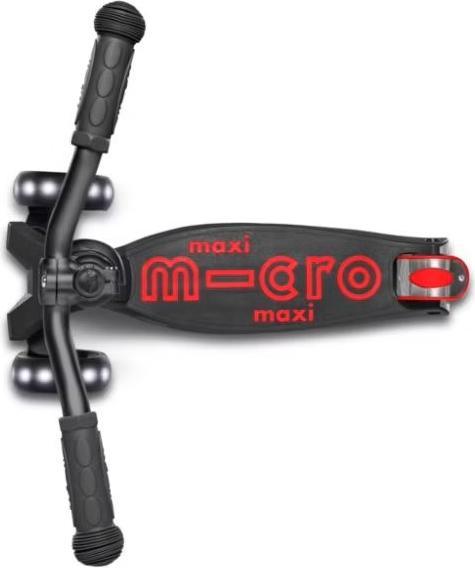 Produktbild Micro Kinderkickboard Maxi Deluxe Pro LED (black red)