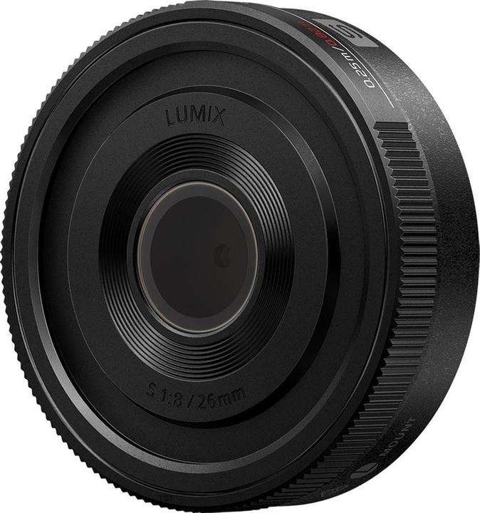 Image du produit Panasonic Obiettivo Lumix S 26mm F8 (Monture L, Plein format)