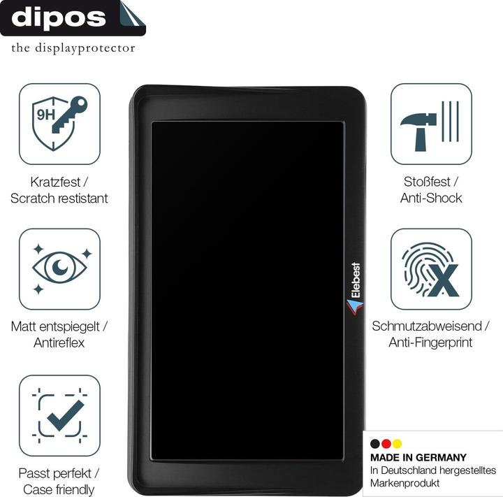Actual product image Dipos Anti-Shock Screen Protector Matte