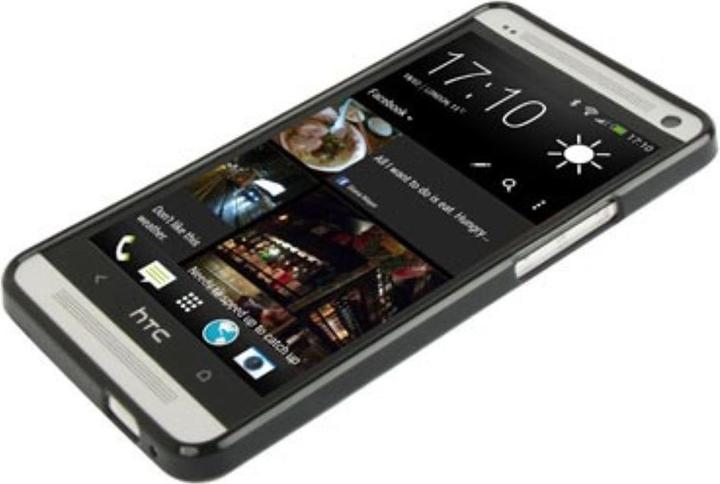Produktbild König Design Schutzhülle TPU Case für Handy HTC One M7 Schwarz (HTC One M7)