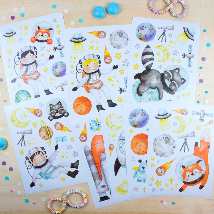 Image du produit Papierdrachen Astronautes (22 x 30 cm)