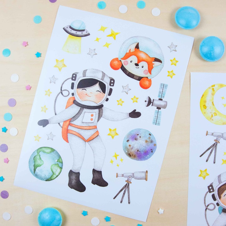 Image du produit Papierdrachen Astronautes (22 x 30 cm)