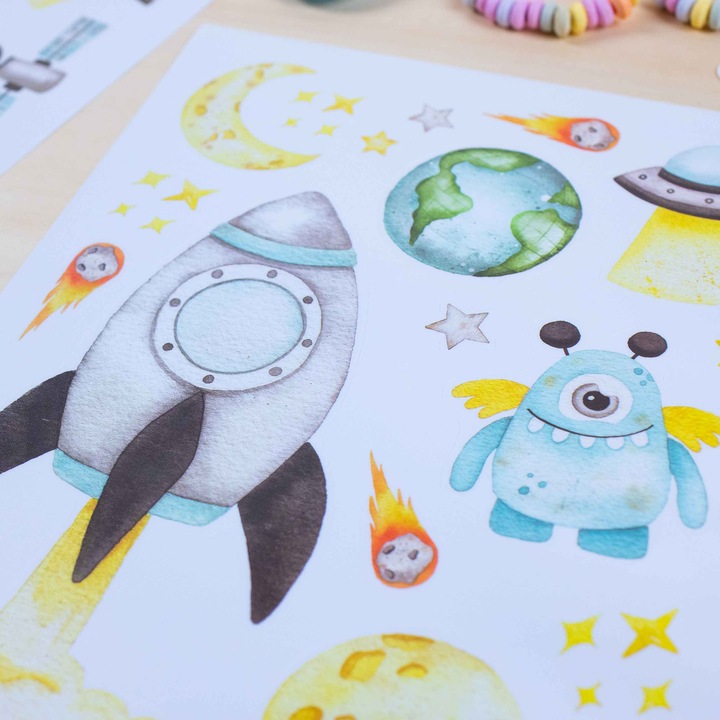 Image du produit Papierdrachen Astronautes (22 x 30 cm)
