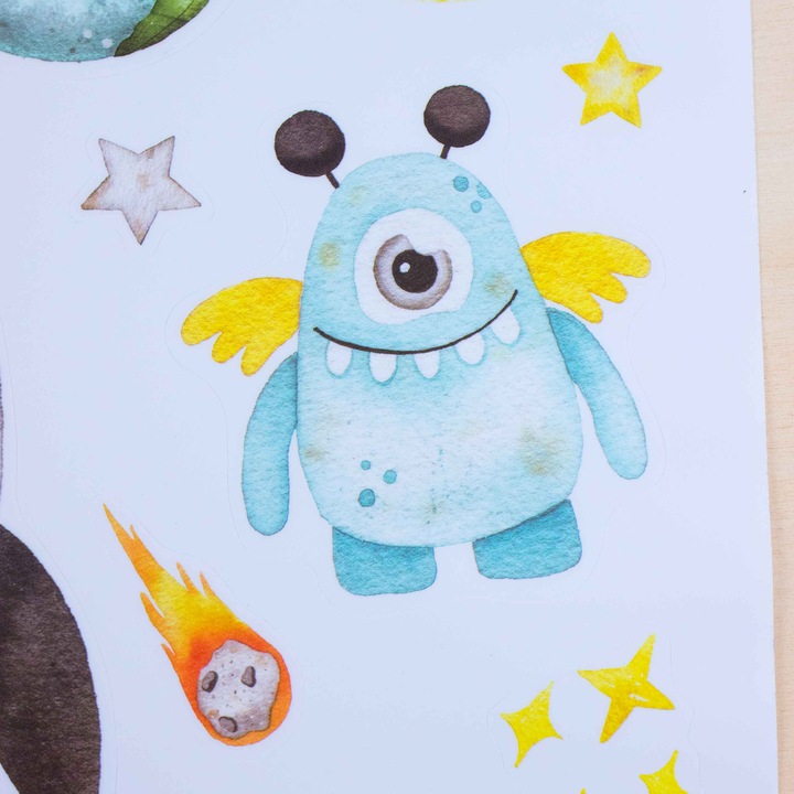 Image du produit Papierdrachen Astronautes (22 x 30 cm)
