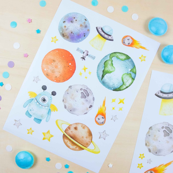 Image du produit Papierdrachen Astronautes (22 x 30 cm)