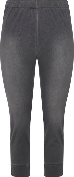 Produktbild Ulla Popken Jersey-Capri Sienna, schmales Bein, Saumschlitze (54)