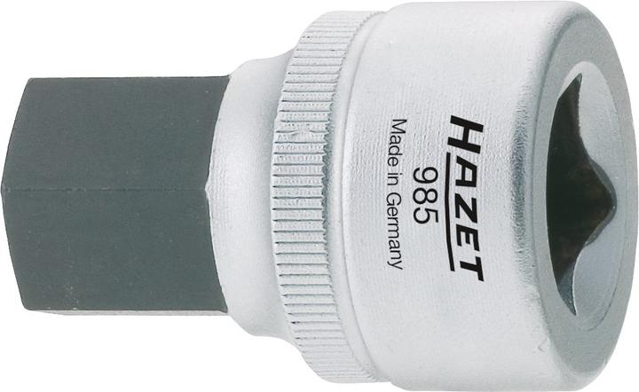 Image du produit HAZET Douille mâle 985-5 ∙ Carré creux 12,5 mm (1/2 pouce) ∙ Profil à 6 pans intérieurs ∙ 5 mm (5 mm)