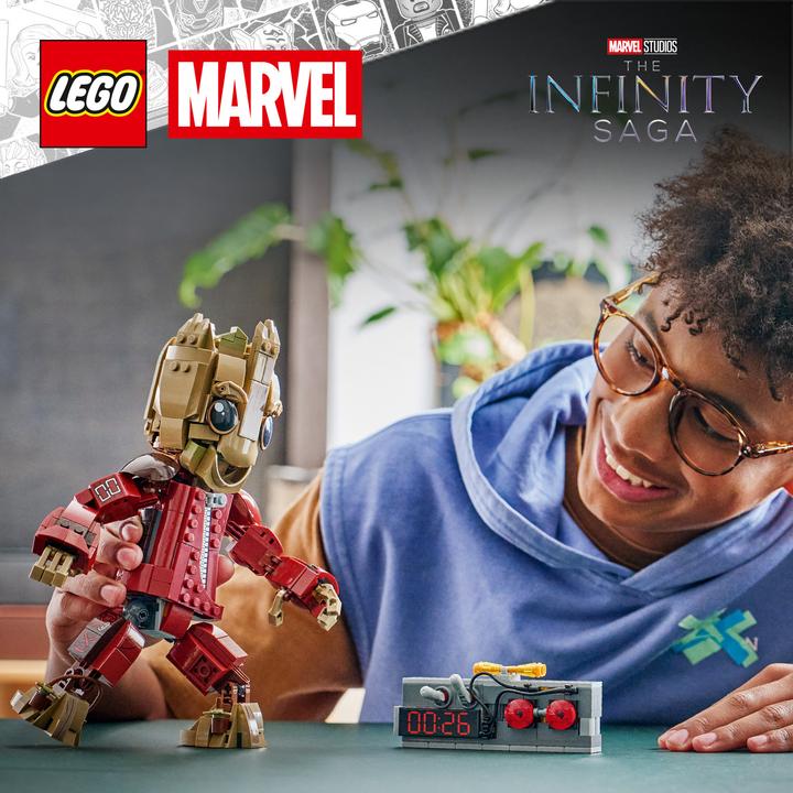 Immagine prodotto LEGO Marvel Super Heroes Groot in tenuta da Ravager (76341, LEGO Marvel)