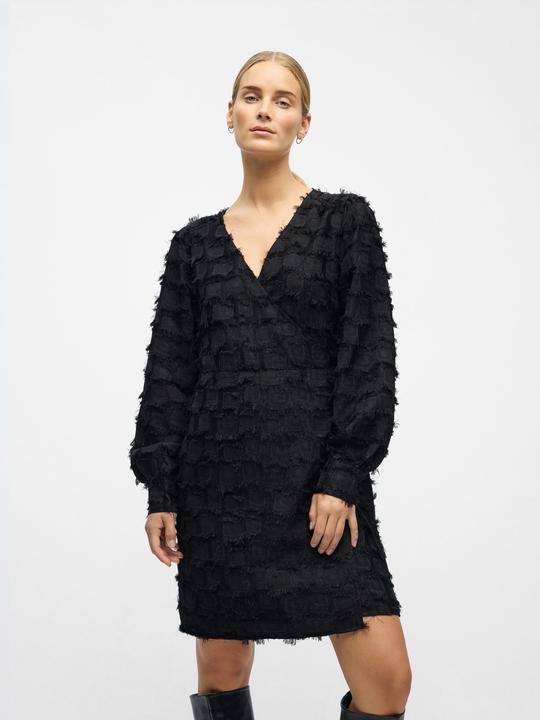 Image du produit Object Textured Kleid mit V-Ausschnitt (34)