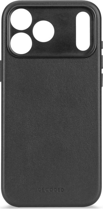 Actual product image Decoded Leather Backcover Apple iPhone 17 Pro Black (Apple iPhone 17 Pro)