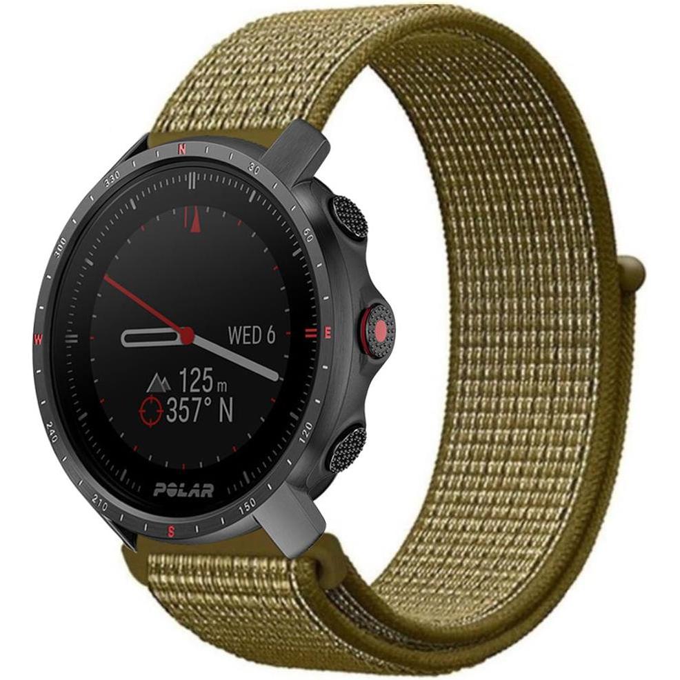 Strap-it Nylonarmband (22 mm, Nylon), Uhrenarmband, Grün
