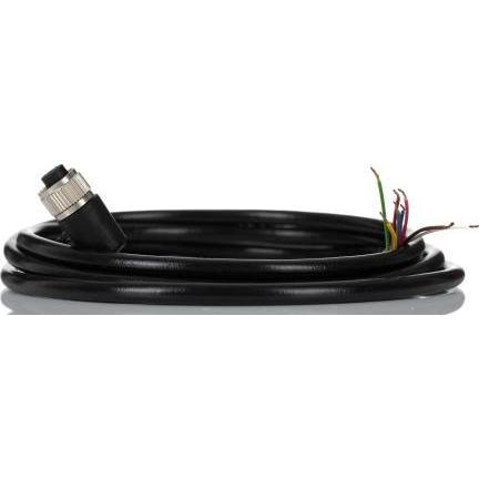 Rs Pro konfektioniertes Sensorkabel 8-adrig Buchse, Elektronikkabel + Stecker, Schwarz