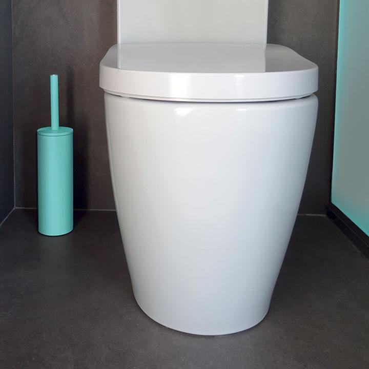 Actual product image spirella Akira Aqua Matt toilet set