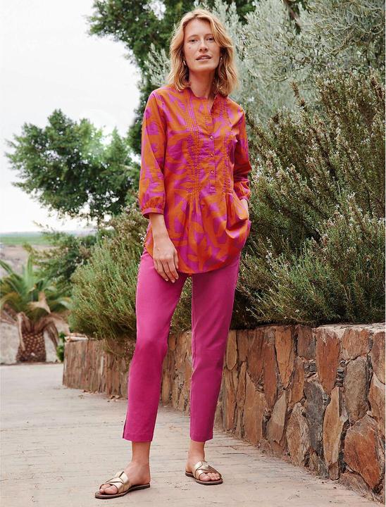 Actual product image Anne Weyburn 7/8 trousers in linen/cotton (40)