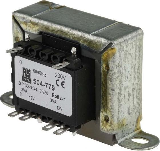 RS PRO Transformator voor chassismontage 230V ac 12