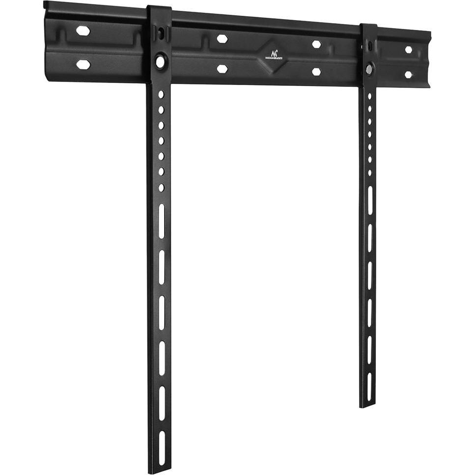 Maclean ULTRA PŁASKI UCHWYT ŚCIENNY DO TV 40-85 MAX VESA 600X400 OBCIĄŻENIE DO 80KG MC-123 (Muro, 85", 80 kg), Supporto da parete TV, Nero