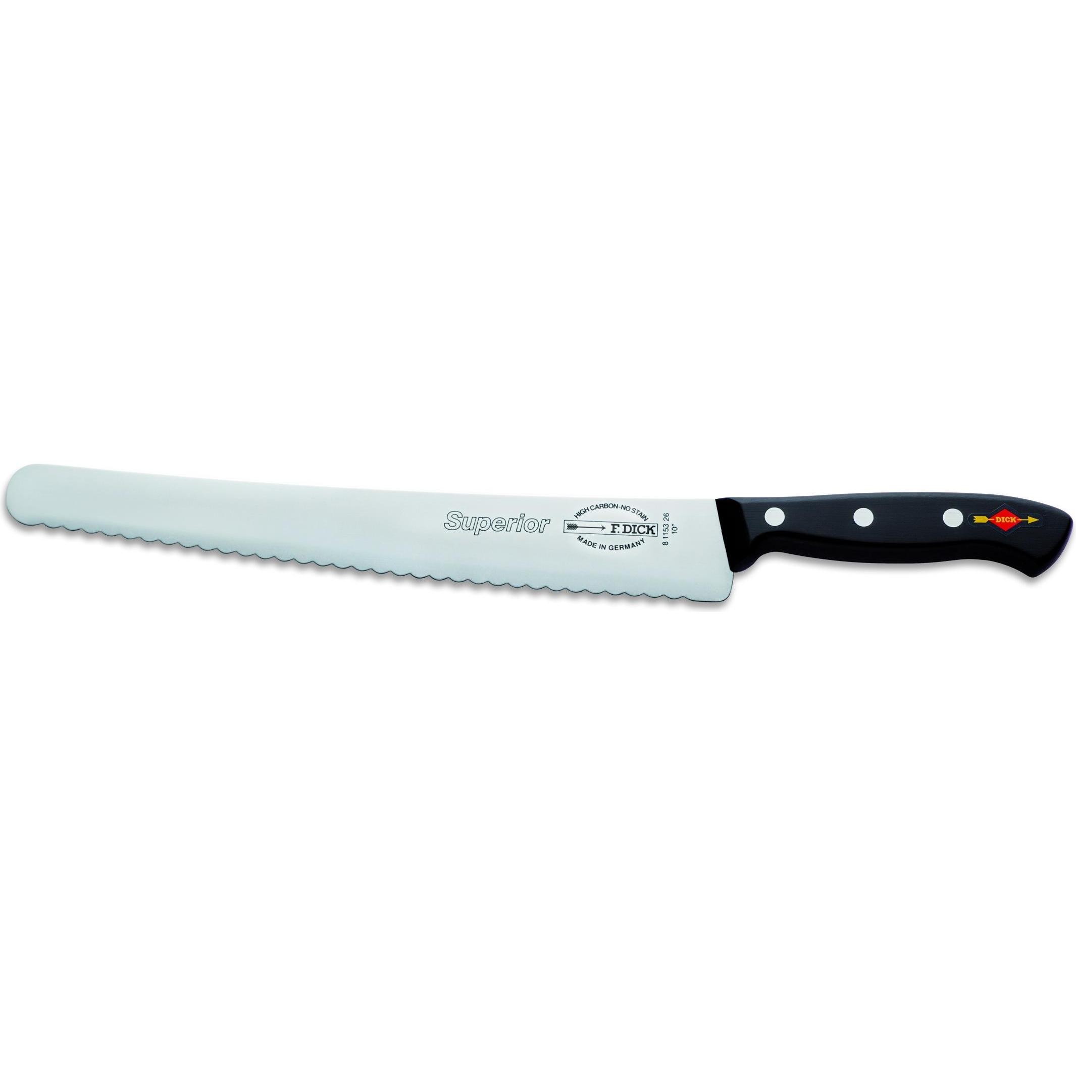 Dick Universalmesser Serie Superior 260mm (1 Stk), Küchenmesser, Schwarz