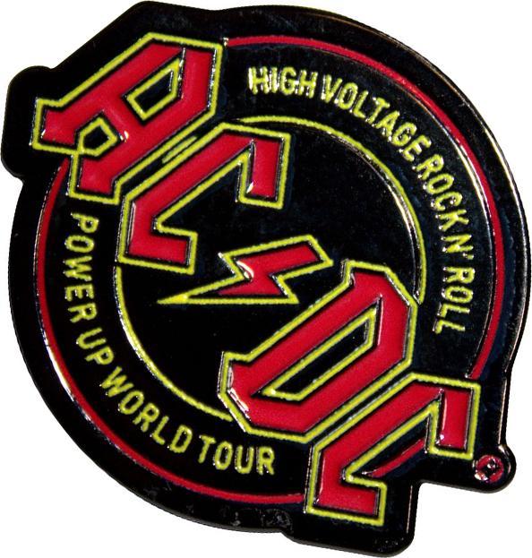 Image du produit AC/DC - Badge HIGH VOLTAGE ROCK N ROLL PWR-UP