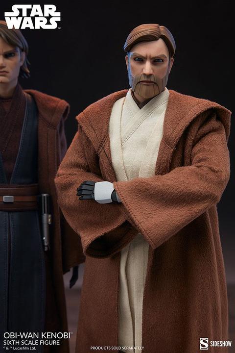 Immagine prodotto Sideshow Star Wars The Clone Wars Action Figure 1/6 Obi-Wan Kenobi