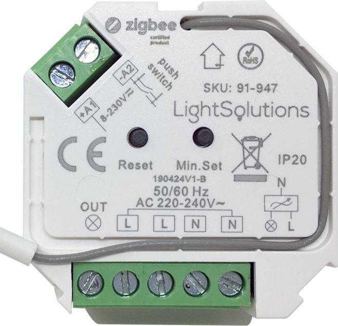 Produktbild Light Solutions Mini ZigBee Triac Lysdaemper - 200W