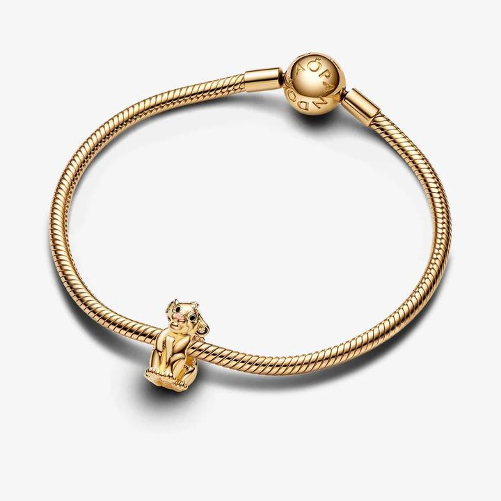 Immagine prodotto Pandora Charm Disney Il Re Leone Simba (Smalto, Lega metallica placcata oro)