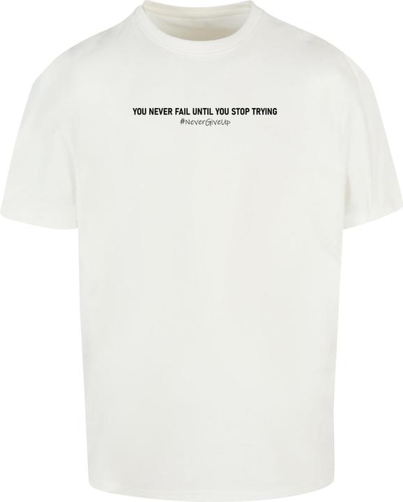 Produktbild Merchcode Never Give Up Heavy Oversized Tee - 117409 (L)