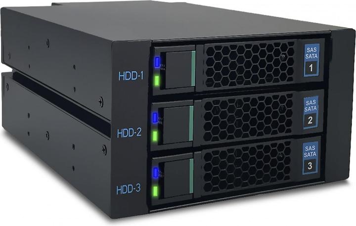 Produktbild Fantec WR-C2131-6G Backplane für 3x 3,5/2,5 HDD/SSD (2.5", 3.5")