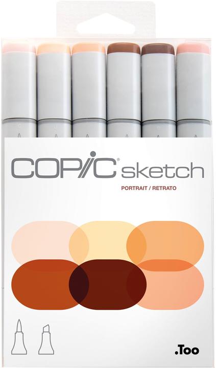 Immagine prodotto Copic toni della pelle (Grigio, 5 mm, 6 x)