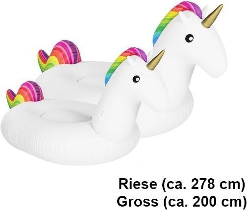 Actual product image MU Classic Inflatable Baby Unicorn Air Mattress