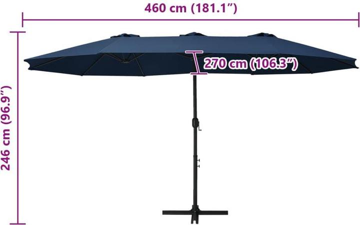 Produktbild vidaXL Sonnenschirm (2.70 m)