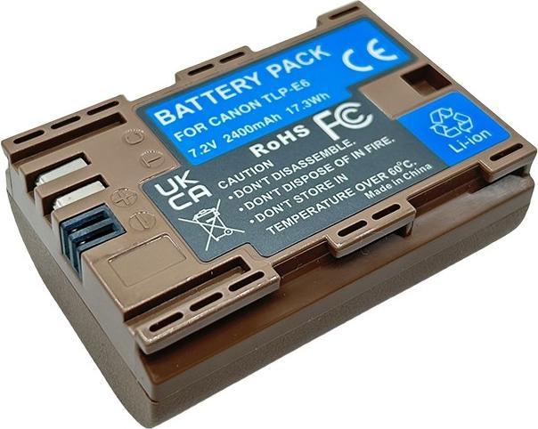 Image du produit Acconic Batterie avec entrée USB-C pour Canon LP-E6 LPE6 EOS 60D 70D 5D 6D 7D Mark III (Batterie de l'appareil photo)
