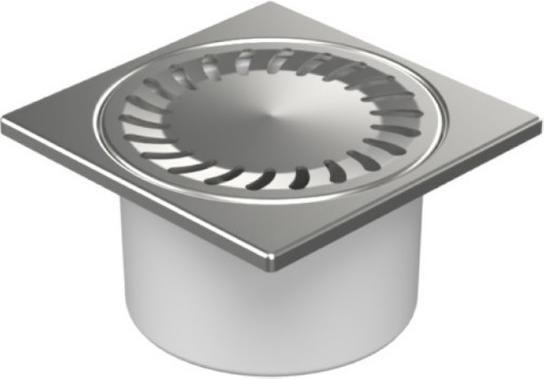 Chudej Badablauf mit Edelstahlrost 321 N (55 mm)