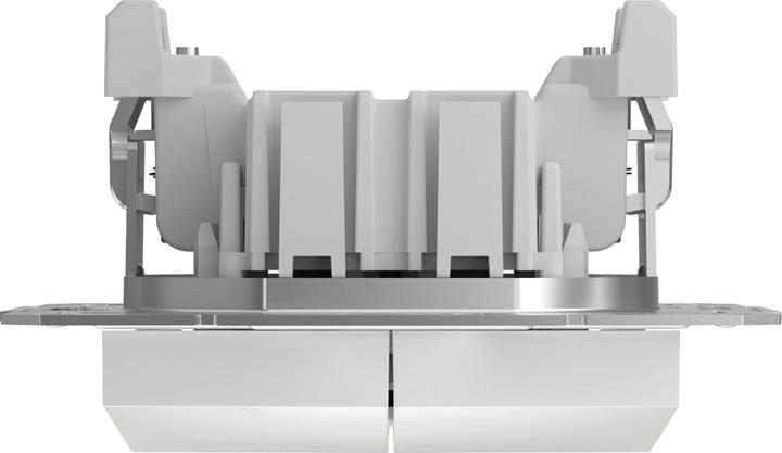 Image du produit Schneider Electric Bouton-poussoir double Asfora blanc (RAL 9003) EPH1170121D