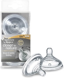 Produktbild Tommee Tippee Easi-Vent Sauger Babyflaschenaufsatz Rund Schneller Durchfluss