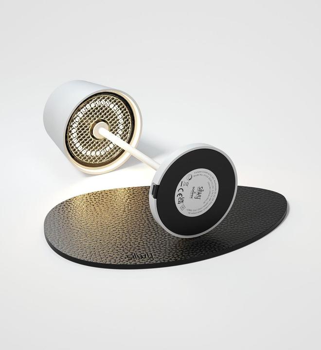 Image du produit Silwy Lampe de table magnétique Monaco Blanc, set de table inclus (200 lm)