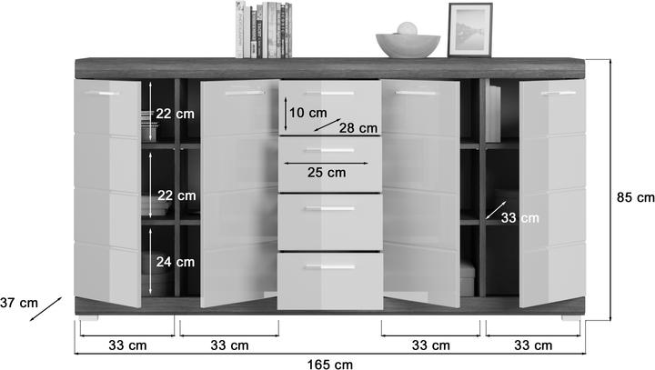 Actual product image Xonox Home Scout (165 x 37 x 85 cm)
