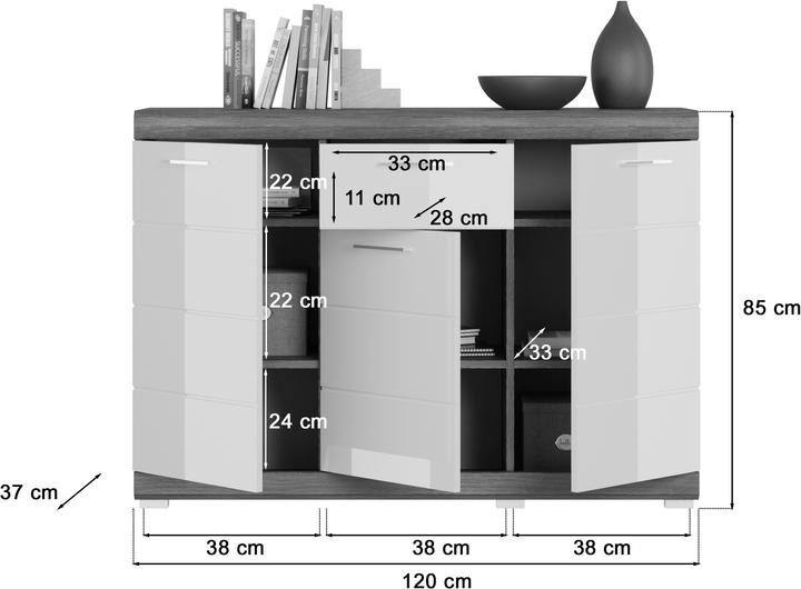 Actual product image Xonox Home Scout (120 x 37 x 85 cm)