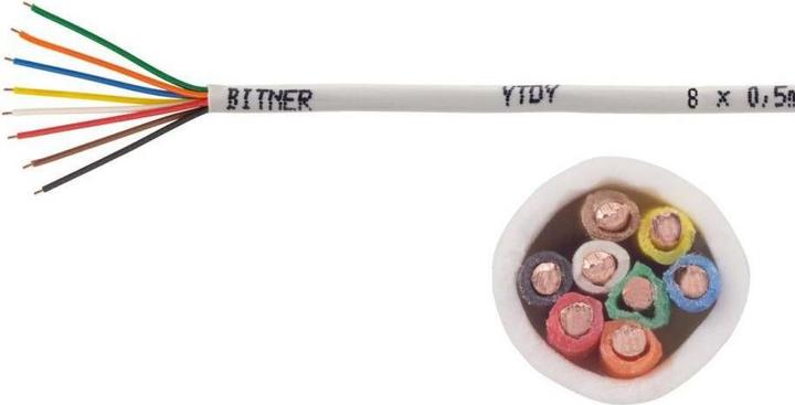 Actual product image Bitner Przewód Alarmowy Domofonowy YTDY 8X0 5 - 100M