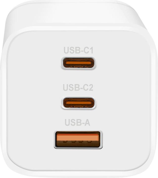 Produktbild Bwoo Schneller 65W GaN TRAVEL CHARGER CDA147 2 xUSB-C, 1 x USB-A (65 W, 3 Ports)